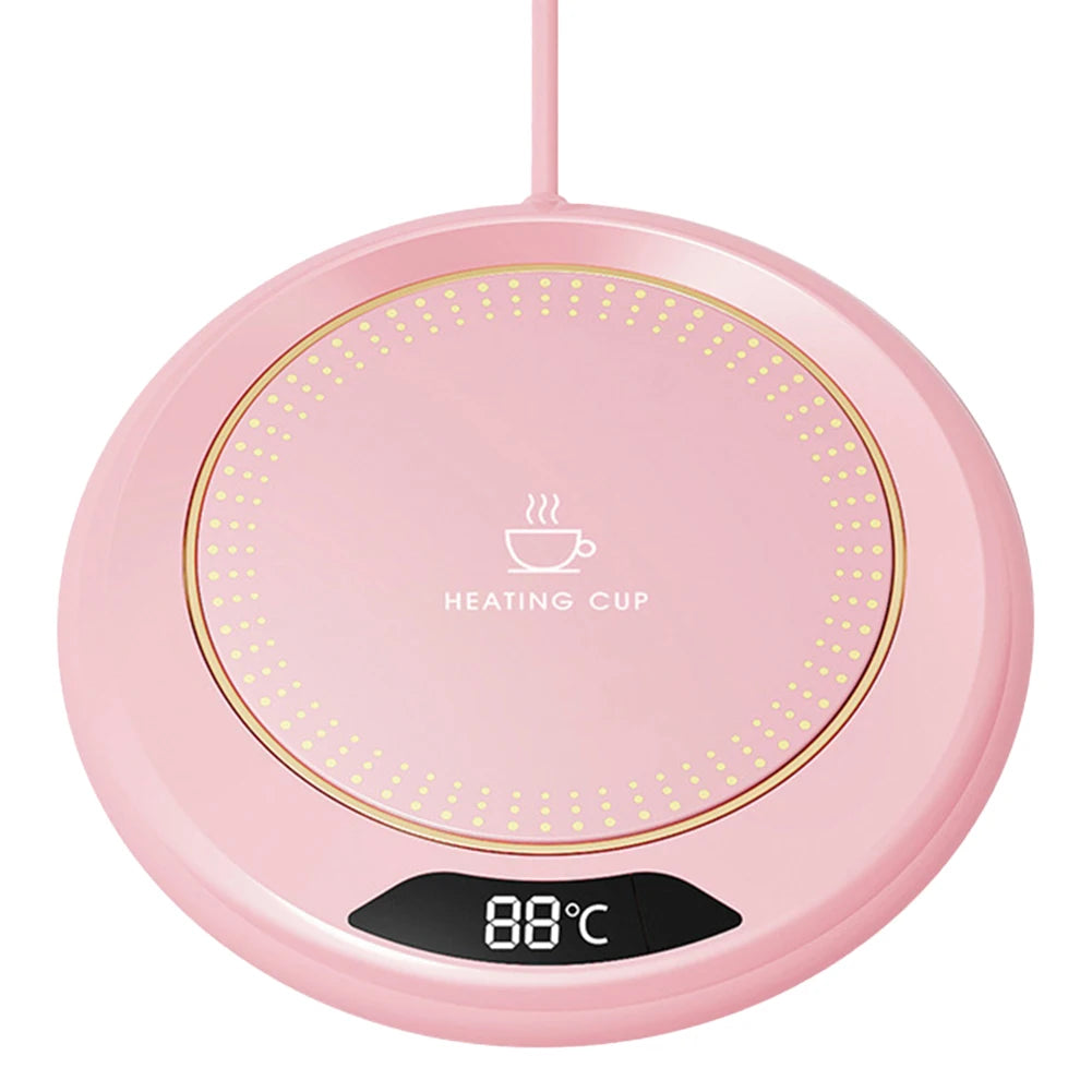 Coffee Mug Warmer 3 Temperature Setting Electric Cup Heater USB Constant Cup Warmer Tea Water Milk Heating Coasters Pad for Home