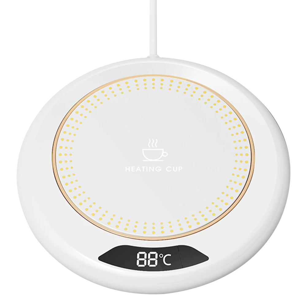 Coffee Mug Warmer 3 Temperature Setting Electric Cup Heater USB Constant Cup Warmer Tea Water Milk Heating Coasters Pad for Home