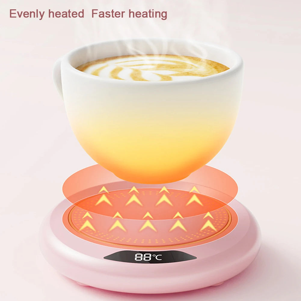 Coffee Mug Warmer 3 Temperature Setting Electric Cup Heater USB Constant Cup Warmer Tea Water Milk Heating Coasters Pad for Home